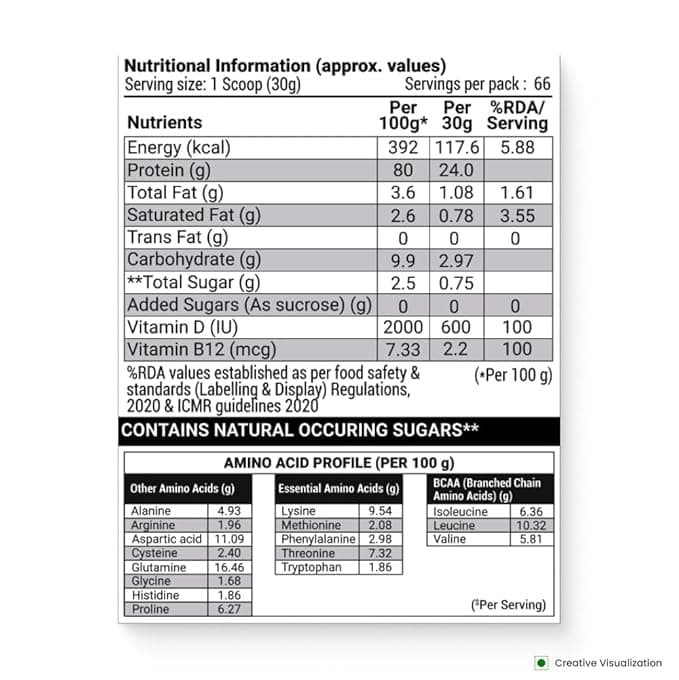 100% Whey Protein Powder image 2
