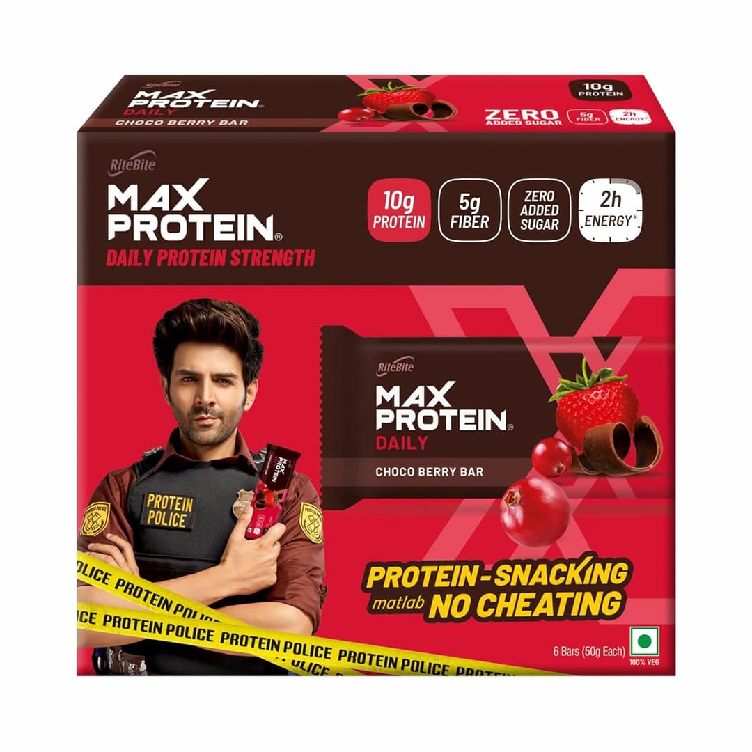 Max Protein Daily Choco Berry Bar image 1