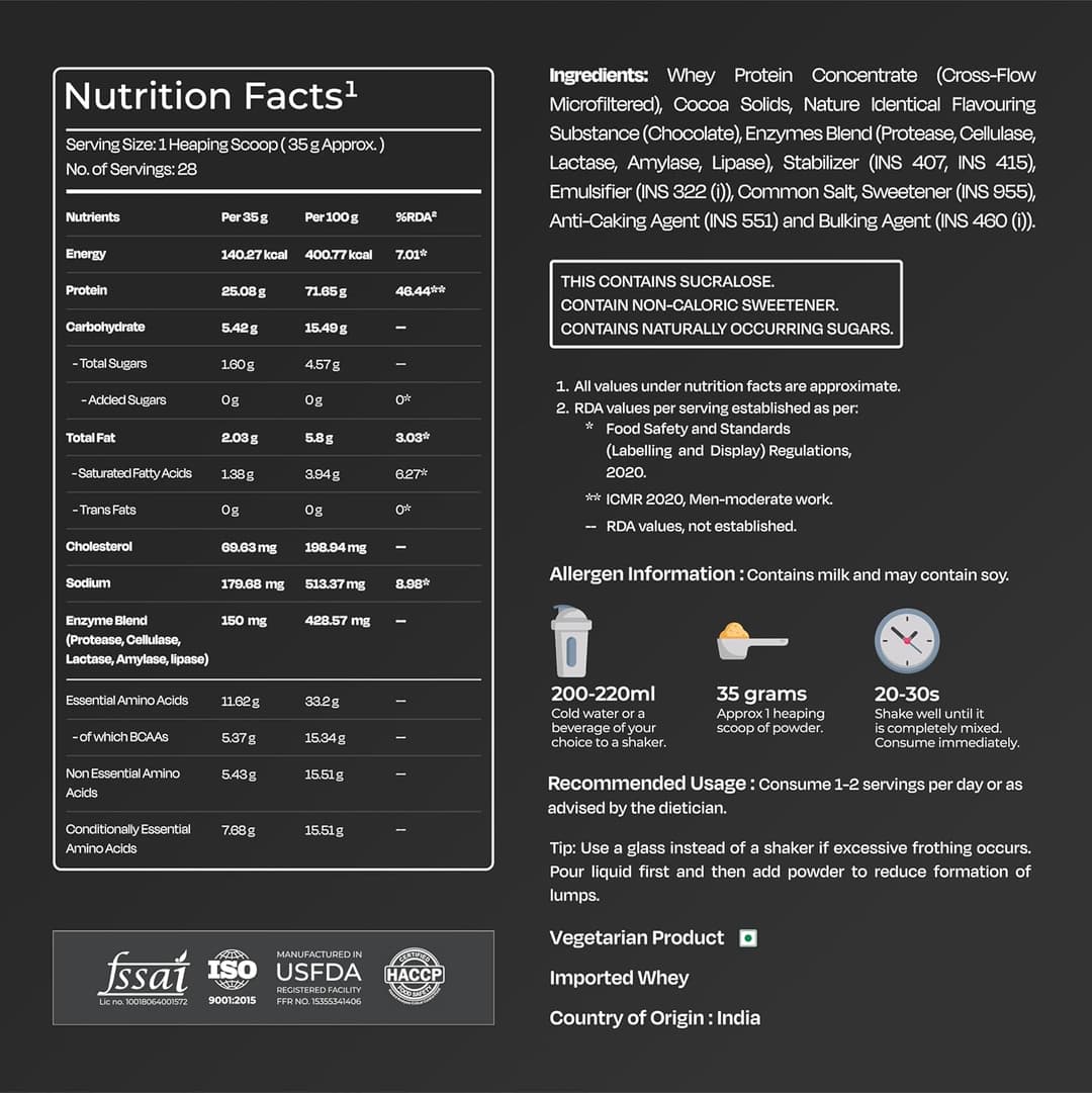 Gold Whey Protein Concentrate image 3