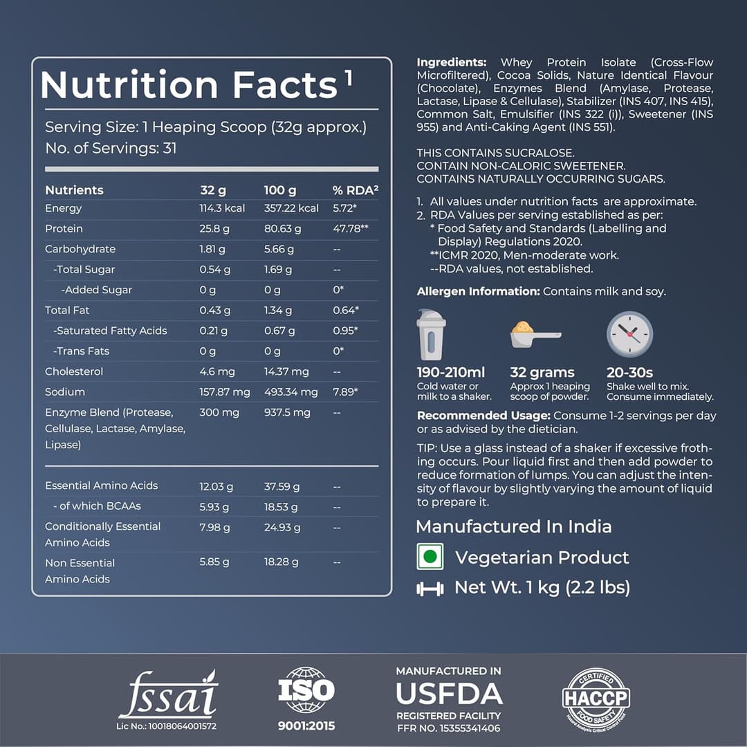 Gold 100% Whey Protein Isolate image 3