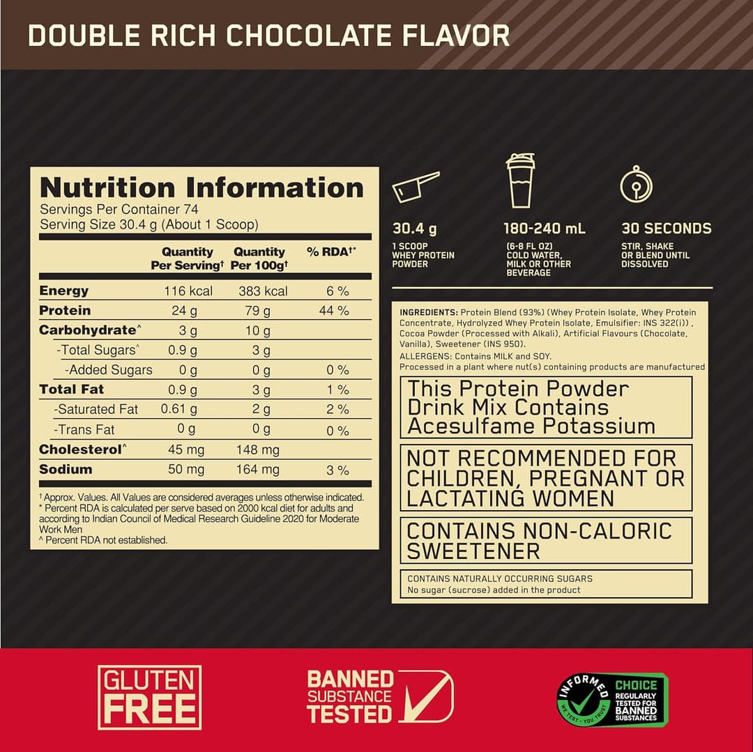 Gold Standard 100% Whey Protein image 3