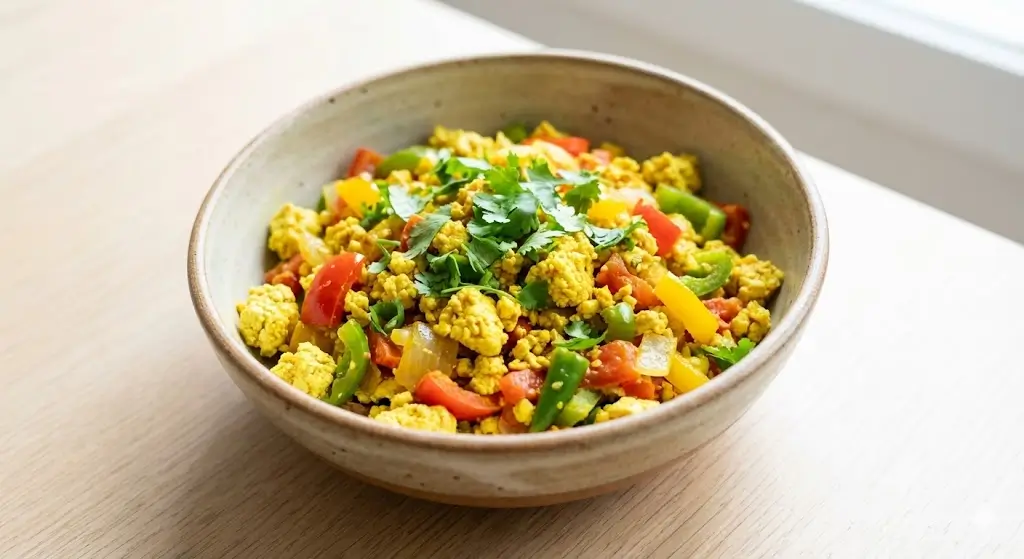 Scrambled Tofu Bhurji (Vegan High Protein)